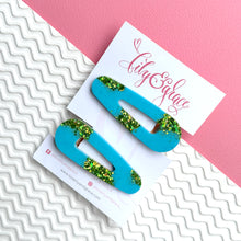 Load image into Gallery viewer, GLITTER-FILLED HAIR GRIPS
