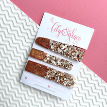 Load image into Gallery viewer, GLITTER-FILLED HAIR GRIPS
