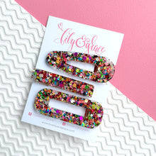 Load image into Gallery viewer, GLITTER-FILLED HAIR GRIPS
