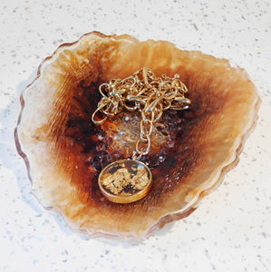 AMBER JEWELLERY DISH