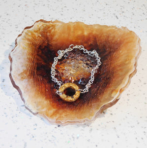 AMBER JEWELLERY DISH