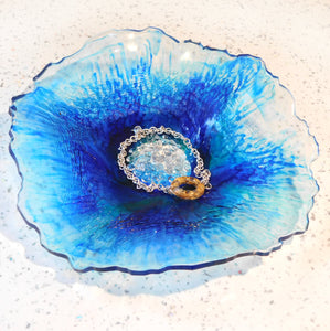 BLUE JEWELLERY DISH