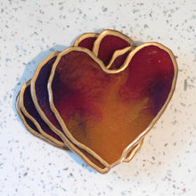 Load image into Gallery viewer, RUSTIC HEART COASTERS
